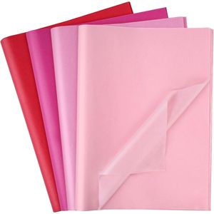 Papel de Seda Rosa y Rojo de 20x14 Pulgadas, 112 Hojas, Paquete para Bolsas de Regalo, Manualidades, Envoltura de Regalos, Proyectos de Manualidades - Product Image 2