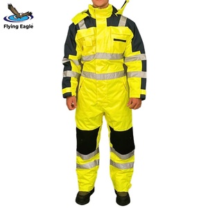 Vêtements de travail en coton OEM, veste et pantalon durables, multi-poches, vêtements de travail industriels - Product Image 1