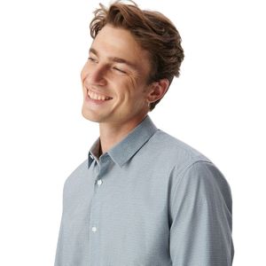 <b>Mens</b> Light <b>Blue</b> Long Sleeve Button Up <b>Shirt</b> Classic Collar Regular Fit Smart Casual Office Wear Premium Woven Fabric Custom - Product Image 5