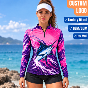 Custom Logo Upf 50+ <b>Sun</b> Protection Moisture Wicking Camouflage Fishing Wear Men's Women's Long Sleeve Vented Uv Fishing <b>Shirts</b> - Product Image 1