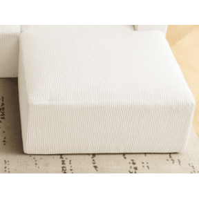 Beige <b>Sofa</b> Ottoman Stylish <b>Stools</b> & Ottomans Product - Product Image 5