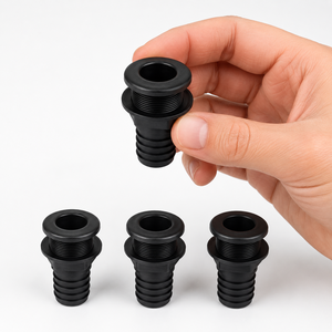Black Plastic Scupper <b>Plug</b> for Marine Use 5/8 Inch Thru Hull Fitting <b>Replacement</b> Repair PartNew RICHWITS Marine RV Fittings 5/8 - Product Image 3