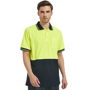 Polo pour homme respirant et à séchage rapide, uniforme de gardien de sécurité, vêtements de travail décontractés, haut léger et doux - Product Image 2