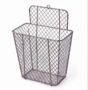 Premium Rustic Metal <b>Wire</b> Storage <b>Basket</b> Rectangle <b>Hanging</b> Multi-Purpose Neatening Organizer Elegant Home Essentials - Product Image 5