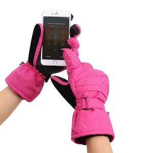 Guantes de Esquí Profesionales de Cuero, Completos, Antideslizantes, con Pantalla Táctil, Impermeables, Resistentes al Viento, Térmicos, para Todas las Estaciones - Product Image 4