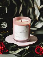 Vela de tarro de cristal perfumada personalizada para juegos de regalo romántico de vacaciones Decoraciones navideñas y sorpresas de aniversario