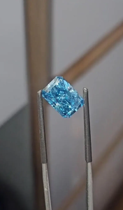 เพชรบลูเรเดียนท์คัท 5.04 กะรัต สีแฟนซี ความสะอาดระดับ VVS เพชรเม็ดเดี่ยวสำหรับทำเครื่องประดับ เพชรสร้างในห้องปฏิบัติการตามสั่ง - Product Image 2