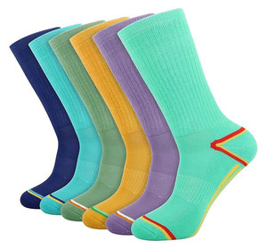 Calcetines Deportivos de Alto Rendimiento para Hombre, Paquete de 6 Pares, Diseño Superior, con Amortiguación, para Correr y Hacer Ejercicio - Product Image 1