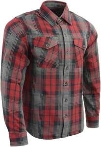 <b>For</b> Lined <b>Padded</b> Check <b>Shirt</b> Windproof Flannel Winter Unisex Plus Size <b>for</b> Motorbike Riding Touring Protective - Product Image 6