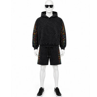 Ensemble coupe-vent mode : veste à capuche respirante et short assorti léger