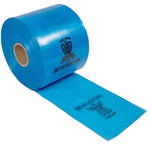 Tubos de plástico LDPE de alta resistencia de sellado azul personalizados Rollo de acabado brillante para tuberías y otros envases hechos de material duradero - Product Image 2