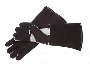 Cowhide Leather Safety Welding <b>Gloves</b> TIG Stick Heat Resistant Durable Moisture-Wicking Tear-Resistant Silicone-Free Best Sale - Product Image 1