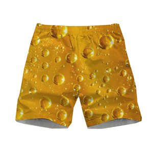 Custom Logo Men's Board Shorts Sublimated Quick-Drying <b>Elastic</b> Waist 100% Polyester Casual Best Selling Wholesale Rate - Product Image 3