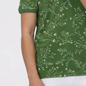 Chemises pour hommes personnalisées en gros, impression par transfert thermique, coupe ajustée, respirantes, séchage rapide, tissu en toile tricotée écologique pour chemise - Product Image 6