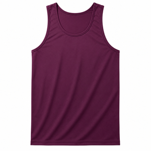 Custom Men’s Athletic <b>Singlet</b> Vest Stretch Performance Tank Top for Gym <b>Running</b> Sports Training OEM ODM Factory Supply - Product Image 4