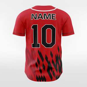 Pullover Style Baseball Jersey Custom Sublimated Team Gear Moisture Wicking Breathable Training Wear USA Europe Wholesale - Product Image 5