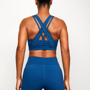 Soutien-gorge de sport rembourré pour femme, style tendance, dernier design 2026, séchage rapide, confortable à porter, qualité abordable - Product Image 6