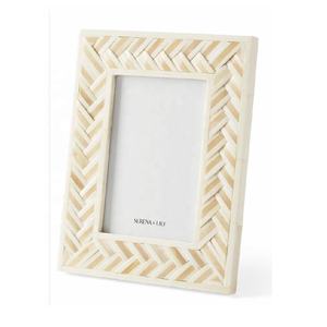 Hot Selling Natural Bone Woven Border <b>Photo</b> <b>Frame</b> for Living Room Bulk Wholesale Decor Accessory at Competitive Price - Product Image 2