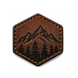 Écussons en cuir personnalisés à prix abordable, étiquettes à logo gaufré, décorations durables pour vestes, sacs, chapeaux – Vente en gros - Product Image 1
