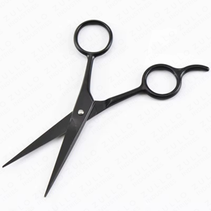 Ciseaux de barbier professionnels en acier inoxydable noir de qualité supérieure pour la coupe de cheveux en salon et usage beauté - Product Image 5