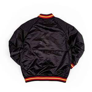 Veste d'hiver en soie respirante, légère et écologique, de qualité supérieure, avec col montant et logo frontal, coupe classique, vêtement d'extérieur décontracté - Product Image 3