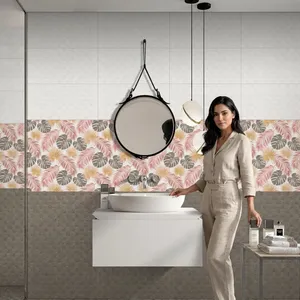 Professional 300x600 White Glossy Ceramic Wall Tile Luxury Minimalist Style for Corporate Office and Commercial Projects - Product Image 4