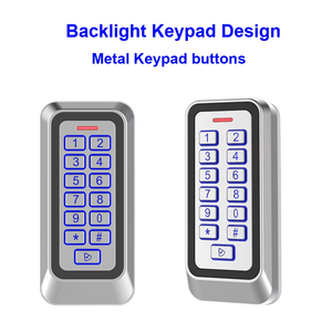 Système de contrôle d'accès intelligent autonome à 1 porte avec lecteur de carte RFID EM 125Khz, clavier et boîtier métallique étanche - Product Image 5