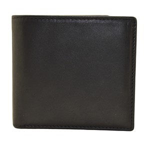 Bifold Genuine Leather Men's <b>Wallet</b> with Credit <b>Card</b> Slots and ID Window 6 Inch Black - Product Image 1