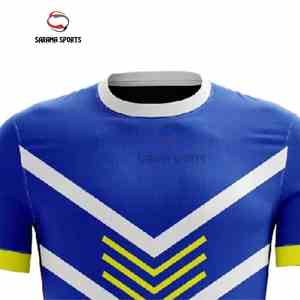 Maillots de football unisexes en gros, tenues de sport respirantes personnalisées par sublimation avec impression de nom sur mesure, service OEM - Product Image 2