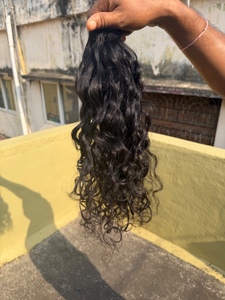 Extensiones de Cabello Humano Virgen 100% Natural, Rizado, de 24 Pulgadas, con Doble Trama a Máquina, Textura Natural - Product Image 5