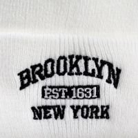 Bonnet côtelé personnalisé avec logo, motif camouflage, en coton durable, avec revers, accessoires d'hiver, motif à pois