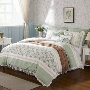 Set Copripiumino Premium in Cotone Percalle 9 Pezzi Misura Queen - Product Image 2