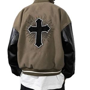 Venta caliente Premium Wool Varsity Jacket para hombres Nuevo estilo Letterman Collar con etiqueta personalizada Mejor producto de invierno - Product Image 3