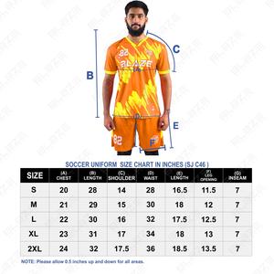 Blaze Fight Wear personnalisé adulte personnalisé 100% Polyester porter des Kits de Football Kit de Football complet ensemble uniformes de Football maillot de football - Product Image 6