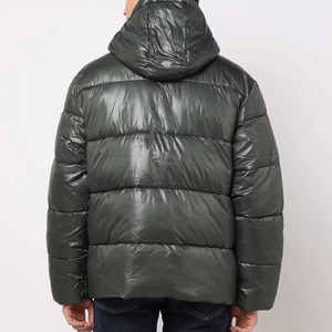 Men's Ultra-High Thermal Performance Quilted <b>Down</b> Jacket Three-Proof Functional Fabric With Hood Thick Design Winter Outdoor Use - Product Image 2