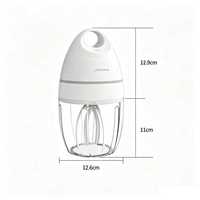 Mixeur Électrique Portable Sans Fil 900 ml, Batteur à Œufs et Fouet à Crème à Commande Unique pour Cuisine Domestique