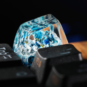 Keycaps Mystiques Anime, Keycaps Artisanaux Personnalisés, Keycaps Anime Mignons, Keycaps Verts, Ensemble de Keycaps, Keycaps en Résine - Product Image 3