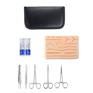 Medical Student Suture Training Kit with Skin Model Surgical Stitching Practice Instrument Tools Simulation Set - Product Image 3