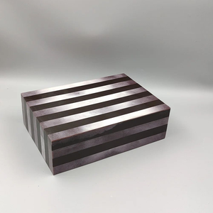 FAIZA CRAFT Boîte de rangement carrée moderne de Noël en résine incrustée de haute qualité, fait main, pour bijoux, os et nacre, idéale comme cadeau - Product Image 2