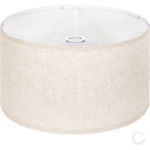 Large Beige <b>Drum</b> <b>Lamp</b> <b>Shades</b> for Floor <b>Lamps</b> Premium <b>Lamp</b> Covers & <b>Shades</b> - Product Image 1