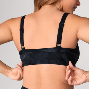Soutien-gorge de sport simple à maintien élevé pour le yoga, avec logo personnalisé sur le devant, doux, respirant, pour la gym et le fitness, séchage rapide - Product Image 2