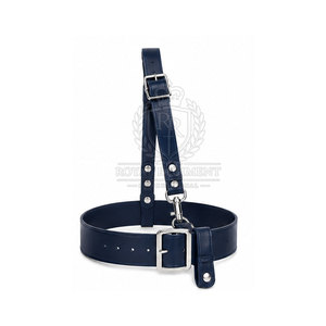 Sam Browne Belt Traditional Style Leather Waist Belt With <b>Adjustable</b> <b>Strap</b> For Formal Clothing Events And Daily Wear - Product Image 2