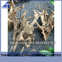 Décorations d'aquarium en bois flotté naturel irrégulier pour aquascaping, fabriquées au Vietnam