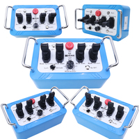Mando hidráulico , válvula direccional de 4 palancas, kits de control remoto inteligente de radio de grúa de camión