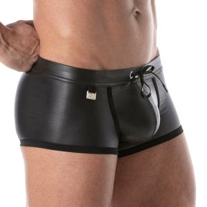 Maillot de bain fétichiste noir pour homme, coupe slim, sexy, sous-vêtement de bain - Product Image 3