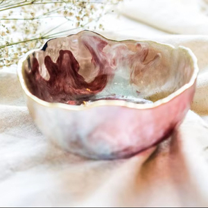 Tazones de Resina para Ensaladas, Nuevo Diseño, Tazón de Resina Hecho a Mano, Personalización de Logotipo y Colores Disponible - Product Image 1