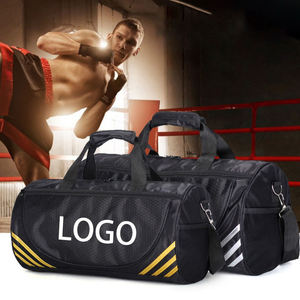 Bolsa Deportiva Unisex de Nailon Negro con Correa Ajustable, Cierre de Cremallera, Bolsa Casual para Deportes, Compartimento Interior de 20-30L - Product Image 4