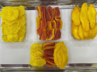 Vietnam Fabriek Tropisch Gedroogd Gemengd Fruit Mango Jackfruit Papaja Passievrucht Verpakking In 250Gram, 500Gram Als Uw Custom