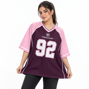 Camiseta de Fútbol Americano Personalizada, Bordada con el Nombre del Equipo, Nombre del Jugador y Número, Manga Corta, Unisex, para Juego - Product Image 4