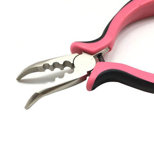 Mini alicates profesionales de 3 orificios para extensiones de cabello con micro anillos, herramienta aplicadora de precisión para cápsulas de cabello con pinzas de extensión - Product Image 2